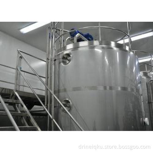 Juice / Beer Production Line Stainless Steel Tanks With Sti